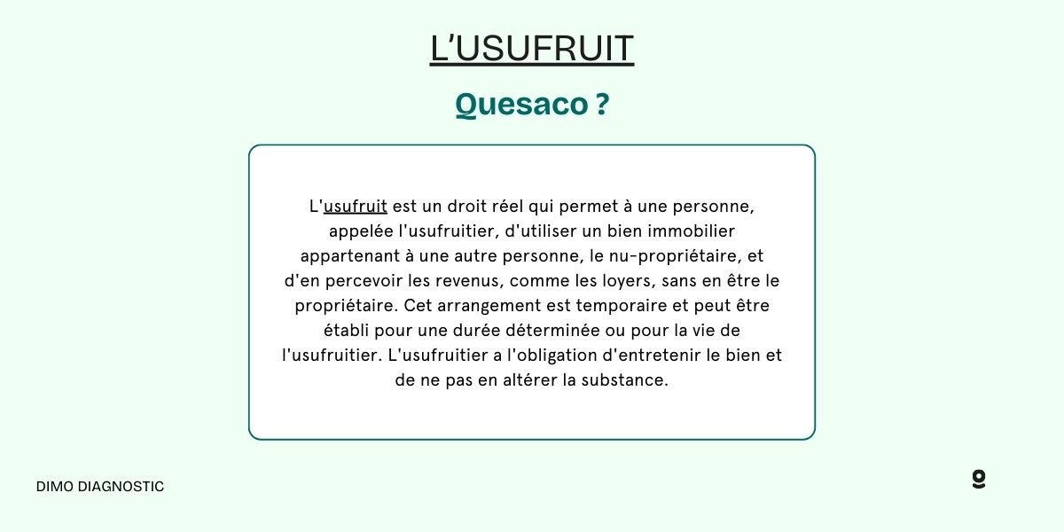 Usufruit, usufruitier et nu propriete, qu'est-ce que c'est ? 🤔
